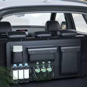 가죽 차량용 수납포켓 자동차 트렁크 정리함쓰레기통 용쓰레기통 용포켓 주머니 용품 수납함