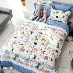 공룡세상 모달 차렵 이불 SS 단품 1color 어린이 주니어 아이침구 키즈