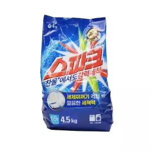 [에이치플러스몰]bns 스파크 오리지널 찬물 세탁세제 드럼겸용 4.5kg 리필