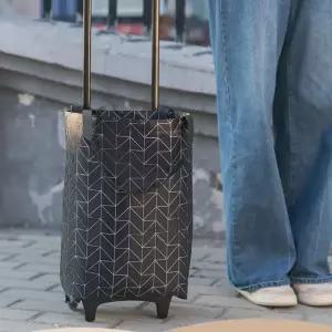 바퀴 달린 장바구니 시장 쇼핑카트 대용량 접이식 마트 시캐리어 바구니 휴대용에코백 가방