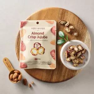(유기샘) 특허받은 바삭대추 25g 2종 x12개안주 술안주 건대추 대추칩 비건 볶은아몬드 볶음 간식 견과류