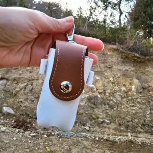 골프 볼주머니 걸이 브라운 골프공 골프볼파우치 골프볼케이스 공주머니 볼주머니