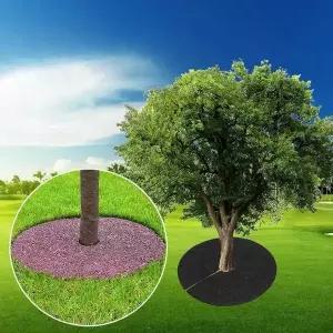 가정용 잡초 매트 10p 나무보호 뿌리 수목덮개 72cm 재사용 수과원