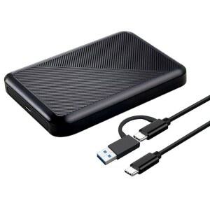 PC Mac 노트북 PS4 xbox호환용 One용 Tianken 울트라 슬림 휴대용 외장 하드 드라이브 USB 3.1형 C HDD 스토리지1TB