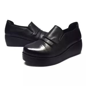 키높이 통굽 슬립온 가죽 컴포트화 여성 스니커즈여자온 통온 스니커즈 높이온 높이 운동화 패딩온 가죽온