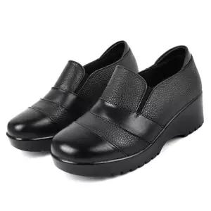 키높이 통굽 웨지 슬립온 여성 컴포트화 가죽스니커즈여자온 통온 스니커즈 높이온 높이 운동화 패딩온 가