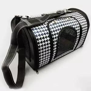 강아지 화이트 이동가방 투스백