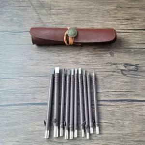 목재 도장파기 우드카빙 텅스텐 조각도 10종 세트접목도 목공예 키트 목공구 목공칼 목공끌 서각 서각도 나