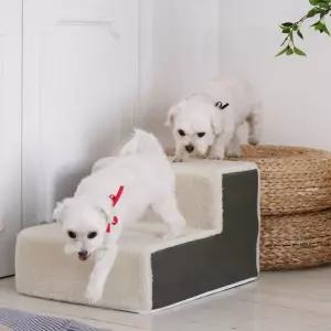 다미펫 강아지계단 애견스텝 2단 고급형반려 둥물 고양이 관절보호 침대 용품