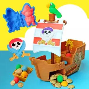 클레이 해적선 보물찾기 F7370점토놀이 공작완구 찰흙 도우