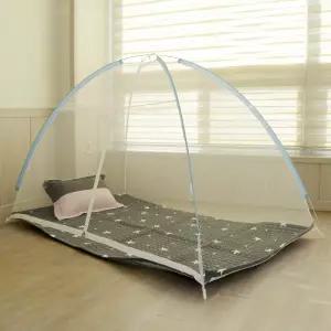 원터치모기장 소 1-2인 싱글실내방충 안방 가정용 침대 실내용 가장 간편한 텐트형 기텐트 침실