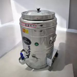 전기물끓이기 대형통 60L 대용량 보온 끓이기 온수통 끓이는기계 자동끓이기 업소용 육수통 스테인리스 옵