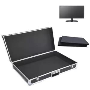 27인치 모니터 하드케이스 휴대용 노트북 보호 운반 데스크탑 상자 알루미늄 캐리어 보관함