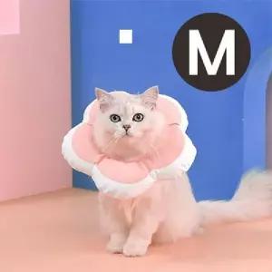 고양이 넥카라 M 중성화 수술후 피부보호 베게 반려동물 목카라