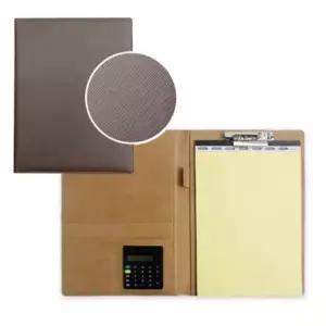 (아인텍) 가죽 클립바인더노트수납패드 레포트 다이어리 수첩 메모 여행용 리포트 용패드