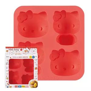 실리콘 입체 얼음 트레이 헬로키티 1P 아이스 틀캐릭터 초콜릿만들기 몰드 메이커 얼리기 6구 6칸 모양