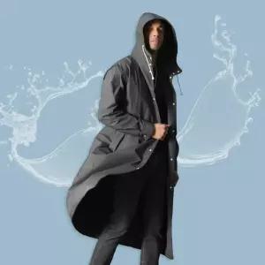 (보리별) 프리미엄 레인코트 장마철 EVA 고급 우비비옷 우의 배달 자켓 빅사이즈 라이더 우산 판초 남자