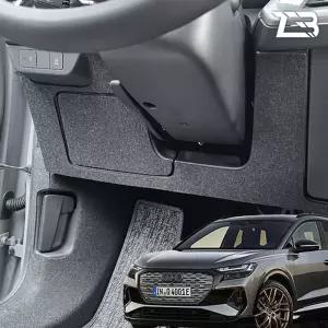 아우디 Q4 E트론 핸들하단 스크래치 방지 커버카바 펠트 자동차 하단