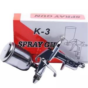 후끼 페인트건 도장 도색 0.5mm K-3 에어스프레이건공구 차량 차량건 공압 분사기 에어건 건용품 청소 먼지