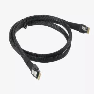 SAS SFF 8654 케이블 선 1M 커넥터 하드디스크