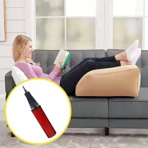 다리피로회복 무중력발쿠션 에어받침 무릎베개 받침 베게 종아리 올리는 받침대 배게