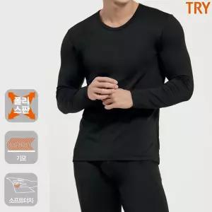 트라이 폴리기모남상하세트 남자 내복 내의 레깅스 겨울 남성 겨울실 발열