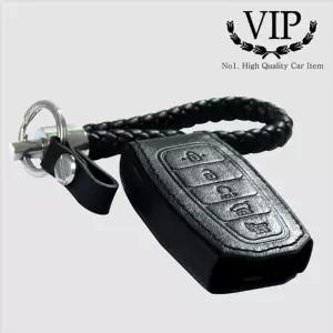 VIP 천연가죽 스마트 키케이스 팰리세이드 외홀더 홀더 커버 키링 자동차홀더