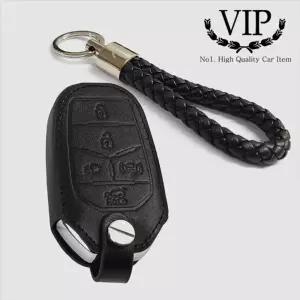 VIP 천연가죽 스마트 키케이스 쌍용 G4렉스턴 외홀더 홀더 커버 키링 자동차홀더