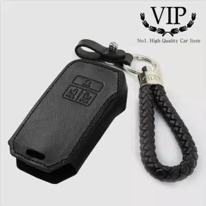 VIP 천연가죽 스마트 키케이스 카니발 KA4 옵션 외홀더 홀더 커버 키링 자동차홀더