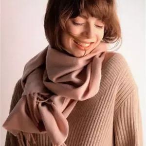 키밍 양면 숄 머플러 겨울패션 방한 목도리 선물 니트 스카프 트렌드 투톤 컬러 여성 캐시미어 체크 남성