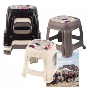 카페 야외용 플라스틱 의자 포장마차 편의점 중 4개 행사용 정원 테라스 용의자 파라솔 설문조사