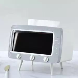 키밍 세련된 폰받침 티슈 케이스 화장지 커버 인테리어 소품물 휴지정리함 북유럽스타일 롤케이스 모던 쿠