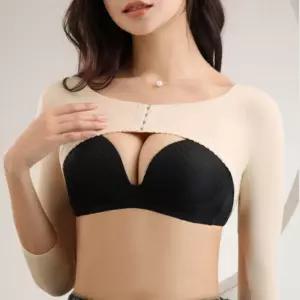 군살 커버업 팔뚝 바스트 보정웨어 몸매 긴팔 코르셋속옷 여성 웨어 압박웨어 이너 등살