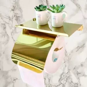 골드 스텐레스 선반 휴지걸이 욕실 화장실 두루마리 화장실봉 형걸이