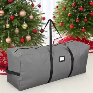 (이거찜) 튼튼한 소재 크리스마스 대형 트리 전용 보관백 가방 정리함 보관함 방수 백산타양말 지팡이 모자