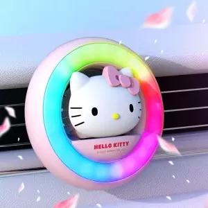 산리오 써클 LED 차량용 방향제-헬로키티 용방향제 캐릭터피규어 미니 쏠라 규어 용어 미니어