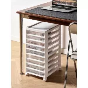 이동식 서류정리함 A4 수납장 문서 카트 사무실 서랍 트레이