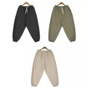 남성 린넨 소재 밑단 조거 스타일 편안한 팬츠맨즈도매 맨도매 트레이닝바지 정장 리코 남자반 밴딩 슬랙스