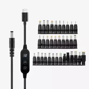 60W PD C to DC 변환 케이블 젠더 34종 세트 DCDC젠더 DC잰더 DC더 USB DC잭 DC전환