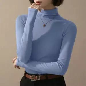 스판 슬림핏 하프넥 티셔츠폴라 라티 컬러목 겨울 목티 심플터틀