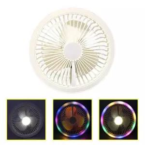 LED 선풍기 캠핑 낚시 벽걸이 탁상형 미니 선기 충전식 거치대 무선 저소음 량조절 벽걸이용