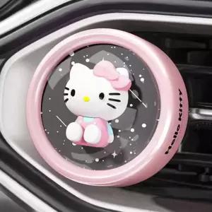 산리오 별빛 LED 차량용 방향제-헬로키티(핑크) 용방향제 캐릭터피규어 미니 쏠라 규어 용어 미니어