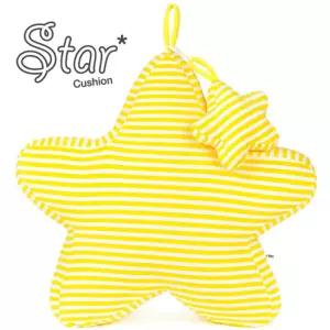 별쿠션 별가방고리 세트 옐로우 46cm 모찌 베개인형걸이 예쁜가 장식 백참 선물용 가인형 인형가