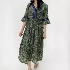 휴양지 꽃무늬 패턴 원피스 LM-0303캐주얼 캐쥬얼 패션 여성 여자 디자인 롱원피스 꽃롱 쉬폰