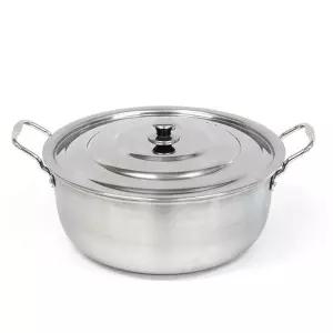 [오너클랜]bns 인덕션가능 통삼중 스텐 양수 대형 국솥 50cm