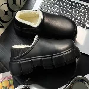 겨울 방한용 여성 털 안감 통굽 기모 슬립온조깅화 운동화 스니커즈 워킹화 슬립온 깔끔한 가벼운 단화 캔