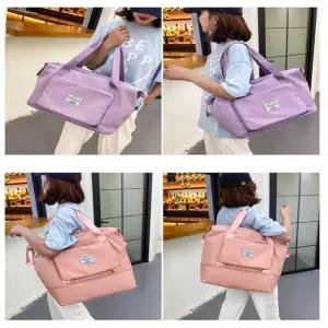 여성 빅보스턴백 파우치 변환 밑단 확장 여행 보조백용가방 운동 보조백 여행용 골프백 헬스백