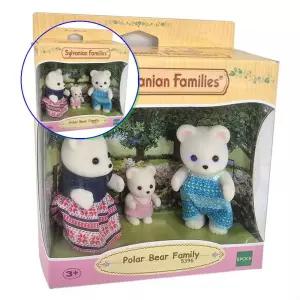 쌍문상회 지금 필요한 실바니안패밀리 북극곰 가족 어린이 동물 인형 장난감 선물