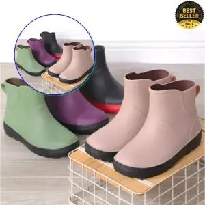 쌍문상회 지금 필요한 숏레인부츠 첼시 여성 장마철 장화 방수 신발