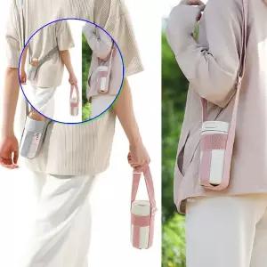 쌍문상회 지금 필요한 휴대용 음료 스트랩 파우치 텀블러 캐리어 컵홀더